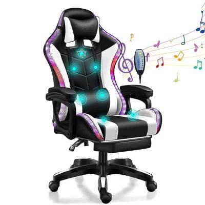 Κίνα 7-Point Massage Computer Office Gaming Mesh Chair με RGB φώτα και ρυθμιζόμενο ύψος προς πώληση