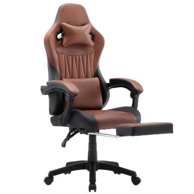 China Silla giratoria ALINUNU Silla de juegos de espalda alta Silla de escritorio de cuero Silla de carreras Ejecutiva ergonómica en venta