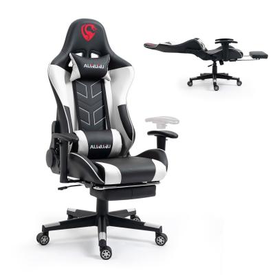 China Overseas Warehouse Delivery Hot Gaming Chair with Resting Feet Height Adjustable for sale