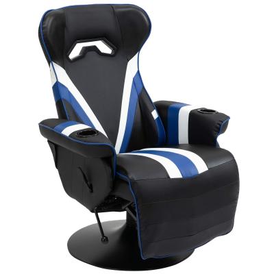 China Logotipo personalizado disponible en silla de juego estilo giratorio con soporte lumbar y reposapiés en venta