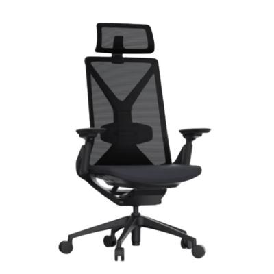 China Respaldo de malla de alta elasticidad ajustable ergonomía de computadora de malla silla giratoria de oficina en venta