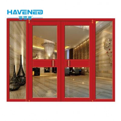 China Italian Luxury Sound Insulation Factory Selling Best Design Stainless Steel Floor Spring Door for sale