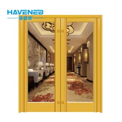 China High Quality Sound Insulation Cheap Price Custom Durable Stainless Steel Floor Spring Door for sale