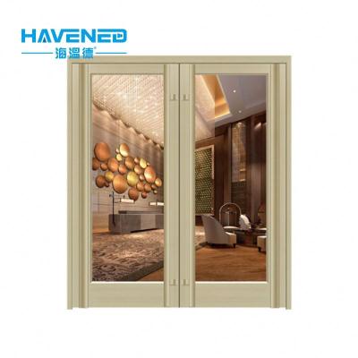 China Hot Selling European Sound Insulation Support Customization Style Stainless Steel Floor Spring Door for sale