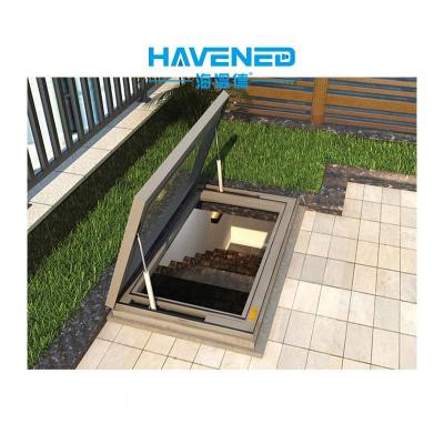 China Folding Aluminum Roof Windows Access Doors Aluminum Skylights Roof Screen Metal Roof Sheets Skylights for sale