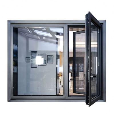 China Double Glazed Swing Sliding Window / Aluminum Alloy Window Single Doors Casement Design And Interior Windows Casement Window for sale