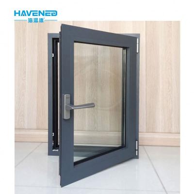 China Factory direct sales of impact-resistant aluminum alloy swing windows, soundproof stained glass windows, energy-saving casement windows for sale