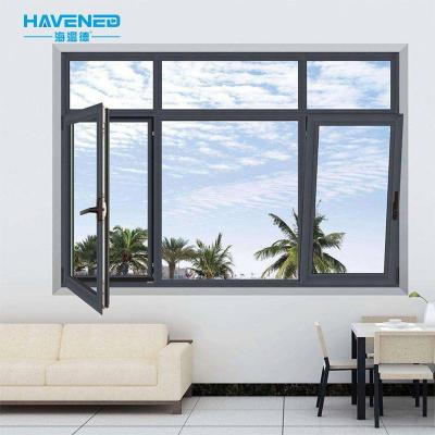 China Aluminum Alloy Frame Fixed Double Glazed Aluminum Alloy Doors & Windows Aluminum Alloy Inward Opening & Inward Window for sale