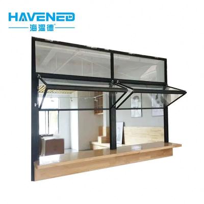 China Factory Wholesale Custom Aluminum Alloy Swing Through Folding Window Skylight for sale