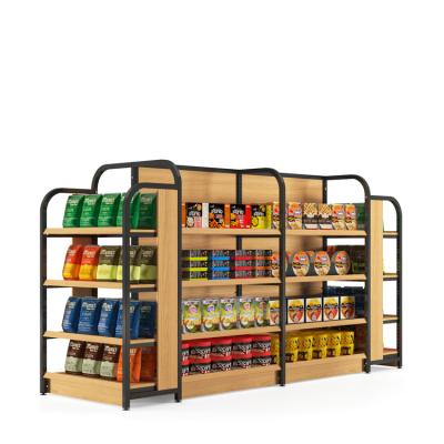 China Modern Single/Double Sided Store Supermarket Shelf, Supermarket Gondola Rack Shelves for sale