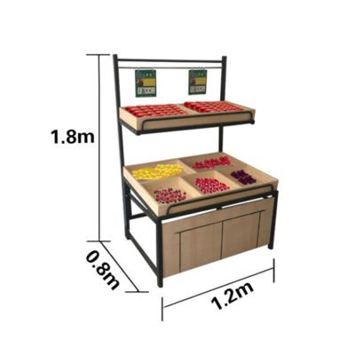 China Single/Double Sided Fruits and Vegetables Customize Supermarket Shelves Display Rack, Display Rack Retail Store Shelf for sale