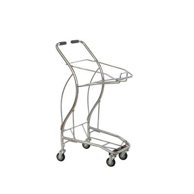 China Factory Direct Marketing Popular Supermarket Shopping Trolley Trolley With Baby Seat US Series Galvanized for sale