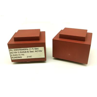 China 230V Power Encapsulated Power Transformer PCB Mount Sealed Transformer for sale