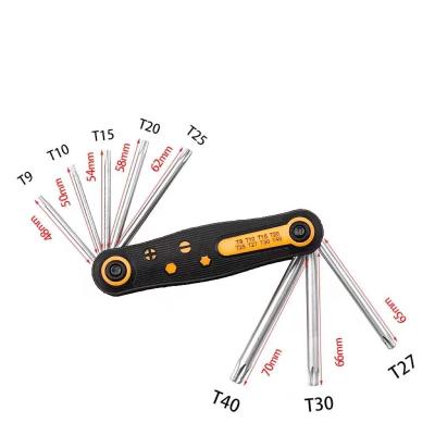 China Comfortable Handle 8 in 1 Universal Portable Folding Multifunctional Tool Screwdriver Set for sale