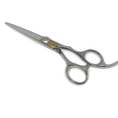 China Custom Stainless Steel Straight Handed Barber Scissors Wholesale Hair Dressing Scissors for sale