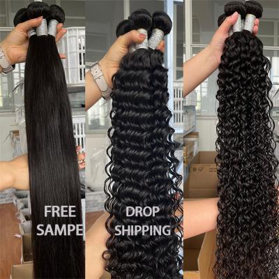 China Wholesale Virgin Curly Curly Cuticle Aglined 100% Natural Brazilian Curly Hair Extension Bundle Hair Vendor Hair Weave Bundles for sale