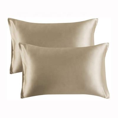 China Custom Made High Quality Anti-static 100% Pure Silk Mulberry Silk Pillowcase Luxury Pillow Case for sale