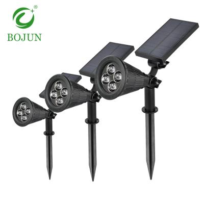 China Waterproof Outdoor 4w ABS Garden 7w RGB Spike Led Solar Garden Light 1 Year Warranty for sale