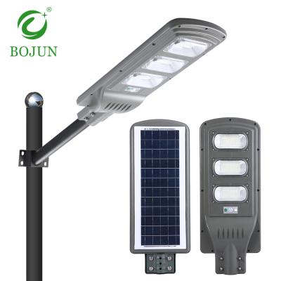 China Outdoor ROAD Ip65 Waterproof Road 30watt 60watt 90watt Integrated All In One Solar Street Light for sale