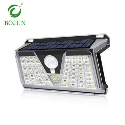 China Garage Garden Lighting Pir Sensor Abs Waterproof 4w 9.6w Outdoor Graphite Solar Wall Lamp for sale