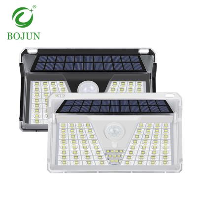 China Energy Saving Outdoor Led Solar Garage PIR Sensor Abs Waterproof 4w 9.6w Square Garden Wall Light for sale