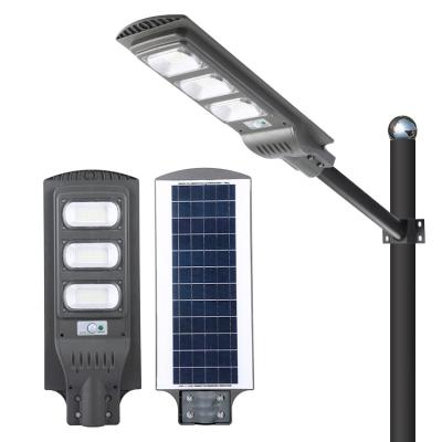 China High Brightness Ip65 Outdoor Waterproof 30w 60w 90w 120w ROAD All In One Integrated Solar Street LED Outdoor Lamp for sale