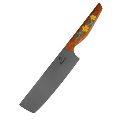 China Sustainable Hot Goods Multifunctional Japanese Chopping Knife Kitchen Knife With Wooden Handle Chef Knife for sale