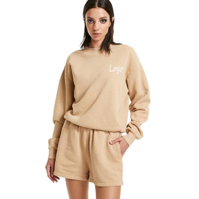 China Breathable Sweatshirts Joggers Sets Tracksuits For Women Jogger Women Short Sets Customized Women Jogger Sets for sale