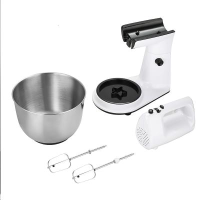 China OEM Household Food Stand Mixer 300W 5-Speed ​​Stand Mixer Ejector Knob Beater Cake Bread Dough Mixer with Chrome Beaters and Dough Hooks for sale