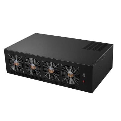 China With fan full set computer wave installation case 6GPU 75mm 8pu 65mm B250 D12P-D3 AK2980 with PSU motherboard control board. RAM SSD 1850w for sale