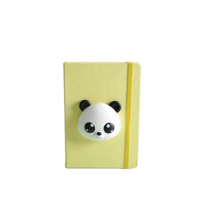 China Printed Kawaii Panda Toy Soft Squishy Toy Notebook 3D Cartoon Anti Stress For Gifts for sale