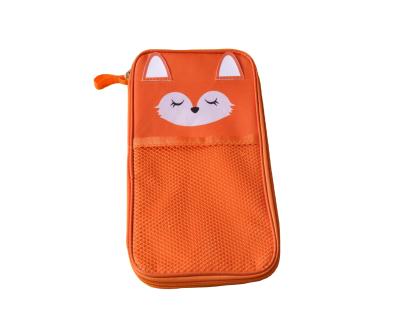 China Schools & Woman Make Up Bag Hot Selling Cosmetics Organizer Fox Offices Female Cosmetics Pouch for sale