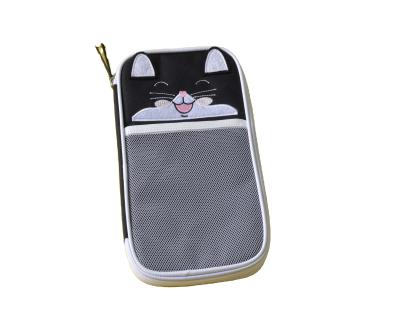 China Schools & Offices Wholesale Animal Cat Pencil Case Female Make UP Pocket Woman Cosmetic Organizer Bag Travel Pouch With Zipper for sale