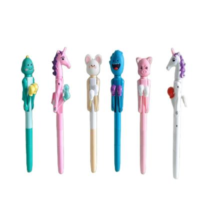 China office & New Product Unicorn Design Boxing Ball School Pen Multifunctional Cute Pen Wholesale Cute Pen Handsome for sale