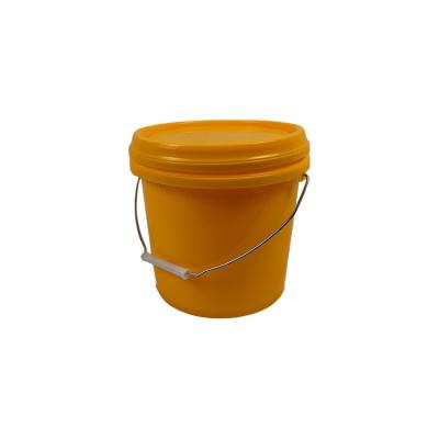 China China factory manufacture pp various yellow plastic pp 10l water buckets with lids for sale