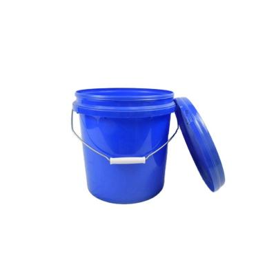 China Best Selling PP Goods Using Custom Plastic Bucket Logo 10 Liter Pail With Lids for sale