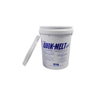 China Hot Selling Cheap 20l Custom Cylindrical White PP Plastic Paint Bucket Household for sale