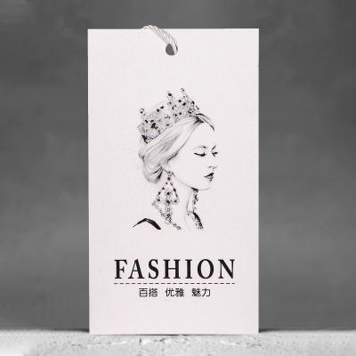 China New Design Sustainable Fashion Art Paper Art Paper Luxury High Quality Custom Printing Clothing Label for sale