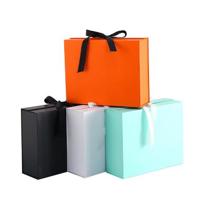 China Recycled Materials 2021Hot Selling Multicolor Luxury Basket Box Gift Packaging Screen Printing OEM Folding Gift Box For Packaging for sale