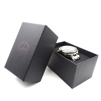 China Recyclable Logo Modern Watch Boxes Recyclable Gift Watch Storage Box Eco-friendly Custom Watch Box for sale