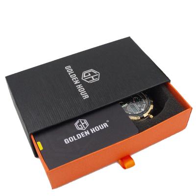 China Modern Luxury Reusable Recyclable Watch Box Design Box Packaging Excellent Quality Eco Gift Watch Box for sale