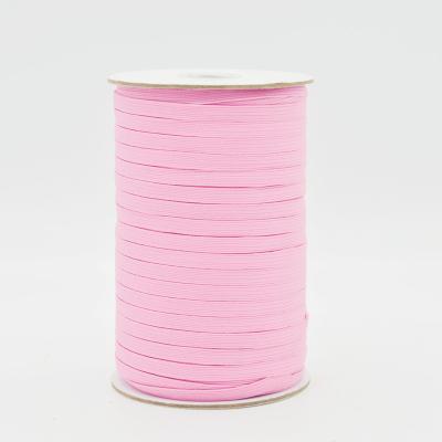 China Elastic 6mm custom color elastic band, Pantone color card any color can be customized, thickened color elastic band watch band nylon bra for sale