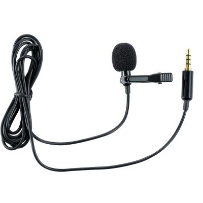 China High Quality Lavalier Microphone Lavalier Lapel Condenser Metal Microphone Clip On Microphone for sale