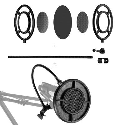 China Shock Mount Microphone Metal Condenser Microphones For Laptop Recording Studio Streaming for sale