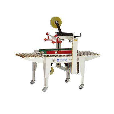 China machinery & KYF-50A Hardware Adjust Semi AutomaticTaping Sealer Carton Packaging Sealing Machine for sale