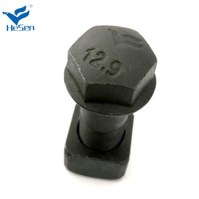 China Crawler Excavator Spare Parts 7/8 x 65 mm Track Shoe Bolt Nut 9M7444 for sale