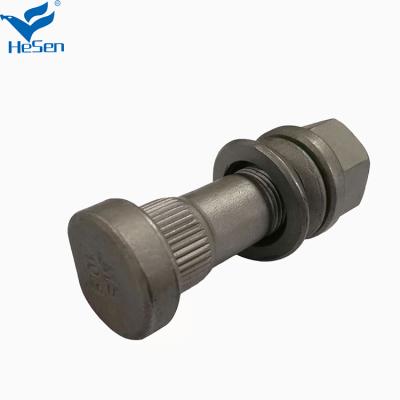 China Building Material Shops Construction Machinery Parts Wheel Loader Bolt And Nut S130 Wheel Bolt And Nut for sale