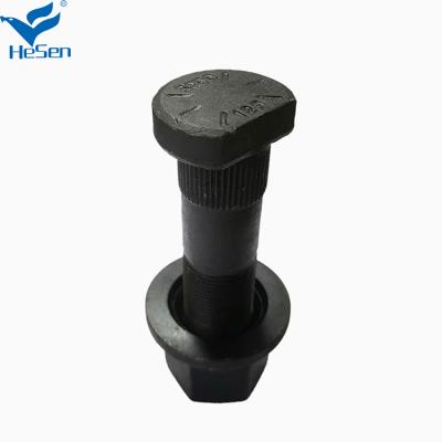 China Construction Material Shops Construction Machinery Parts Wheel Loader Bolt And S200 Nut Wheel Bolt And Nut for sale