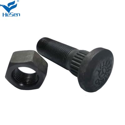 China Construction Material Shops Construction Machinery Parts Wheel Loader Bolt And Nut 1V3323 Wheel Bolt And Nut for sale