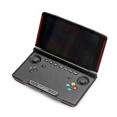 China Game Playing Powkiddy X18 Game Player 5.5 Inch HD Touch Screen Android Flip Game Box Retro Video System Handheld Console for sale